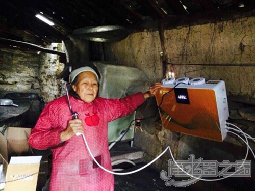 壁挂式净水器安装示例